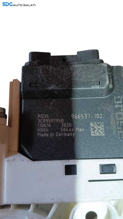 Motoras Macara cu Modul Control Geamuri Usa Portiera Stanga Spate Volkswagen Passat B6 2005 - 2010 Cod 3C0959795B [M8284]