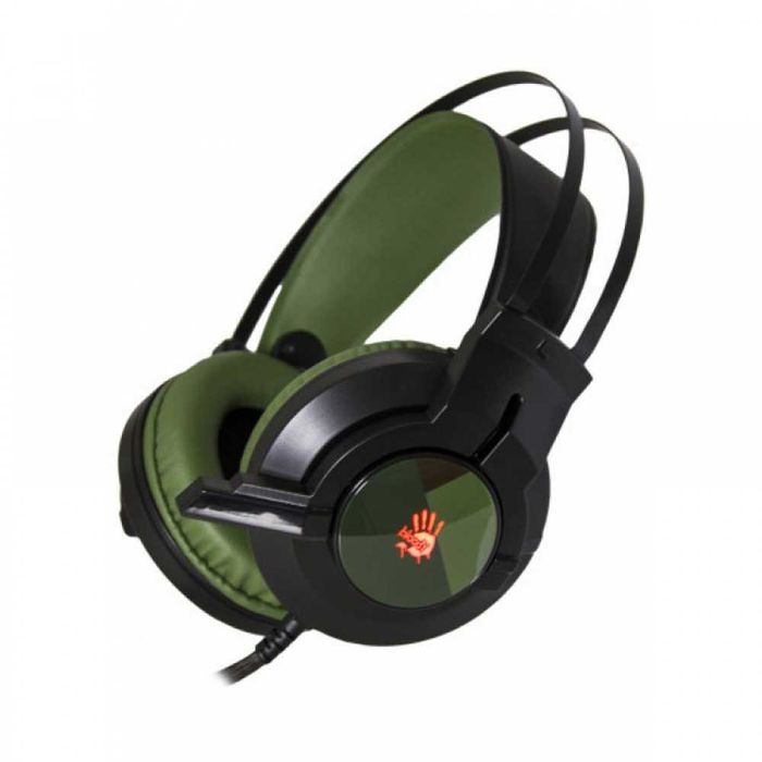 Проводные наушники Bloody J437 ARMY GREEN ИГРОВАЯ ГАРНИТУРА 7.1 1.4