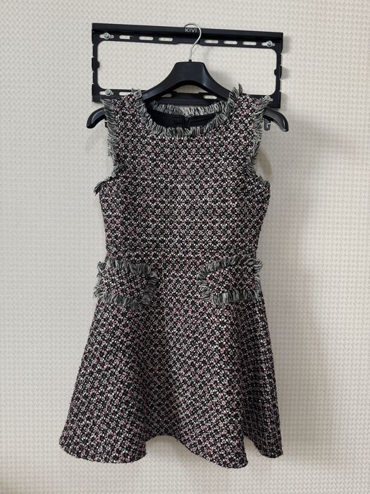 твидовое платье/сарафан