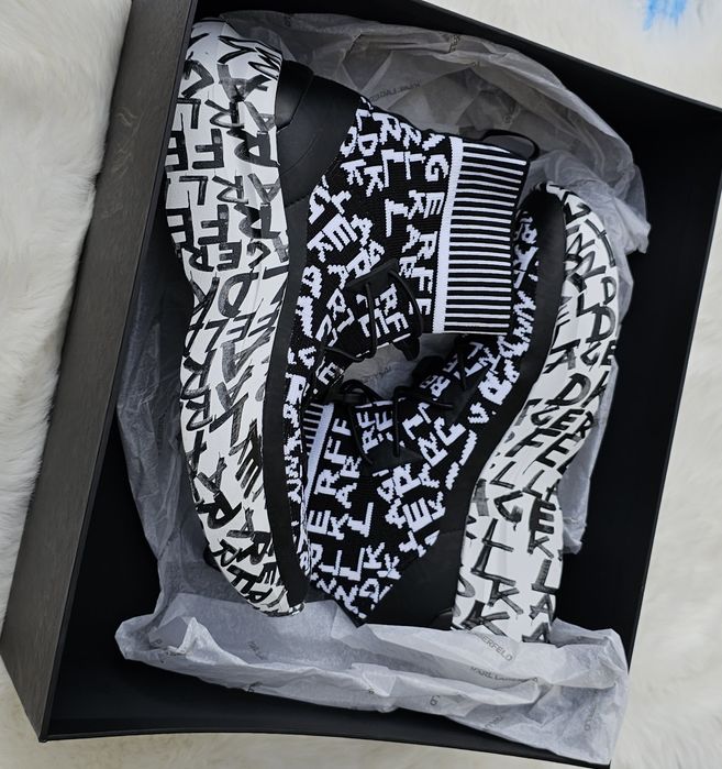 Karl Lagerfeld оригинални дамски високи сникърси 38 номер