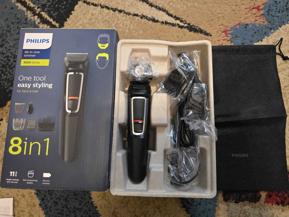 Aparat de tuns barba si parul 8 in 1 PHILIPS MG3730