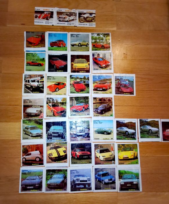 Колекция от картички с коли "BomBibom"