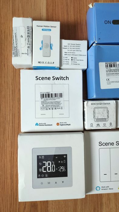 ZigBee, Home assistant, Tuya,Ewelink контролери, сензори, ключове