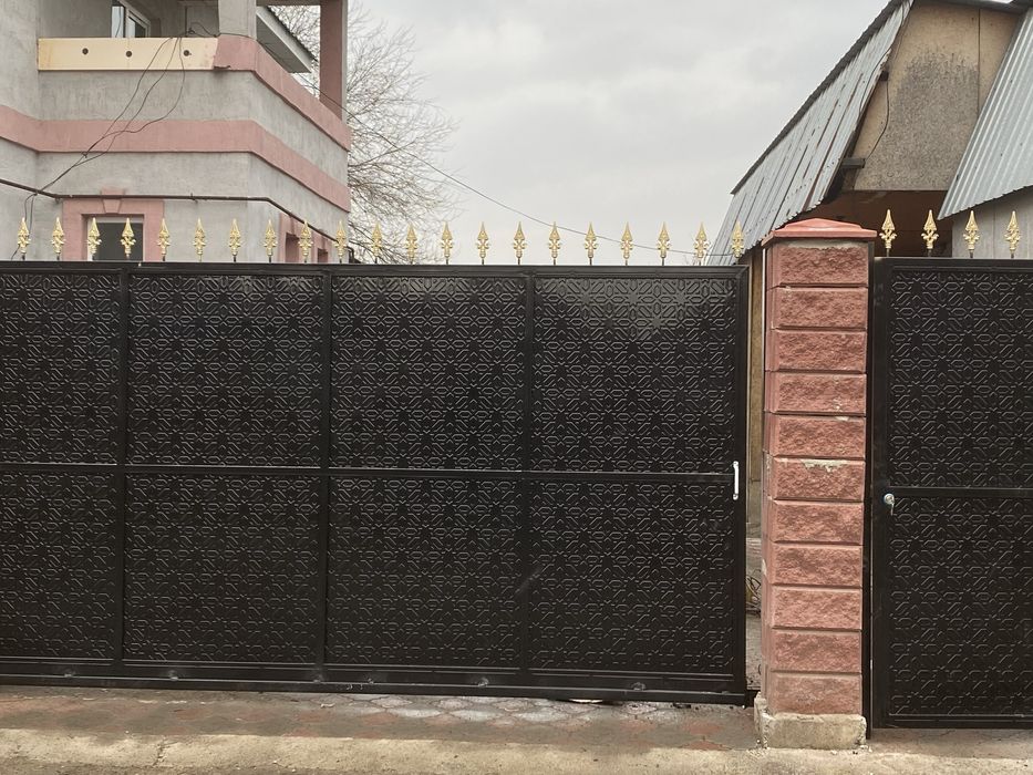 Навес варота перила забор