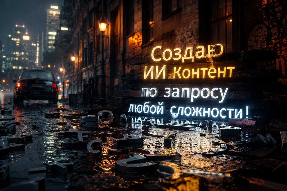 Видеомонтаж + оживление  + ИИ контент От 2000 ₸