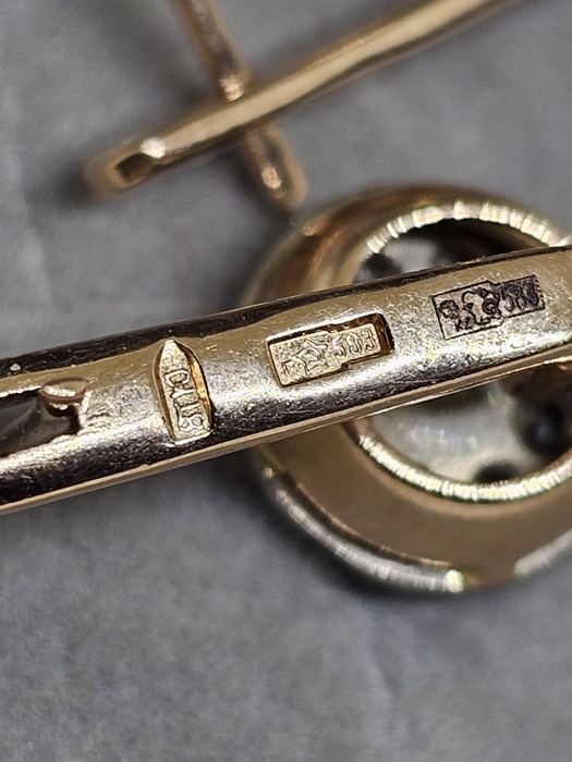 Монетка бриллианты 583проба