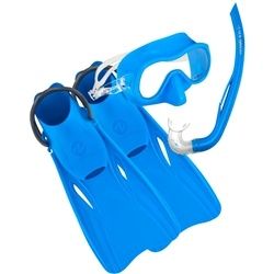 Set snorkel masca tub labe inotatoare Aqua Lung Badger DX pentru copii apa mare piscina
