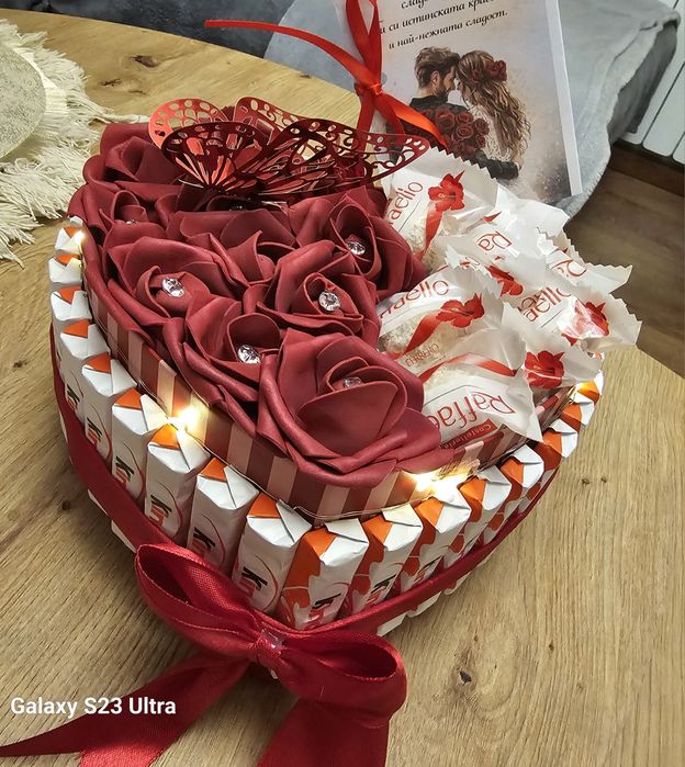 Подръчна композиция с бонбони