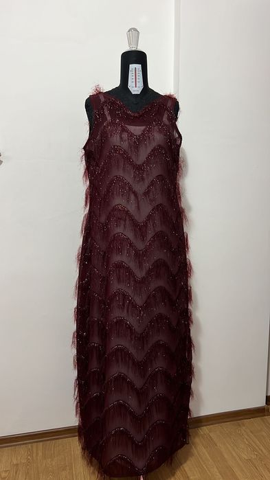 Rochie vișinie ,mărimea L