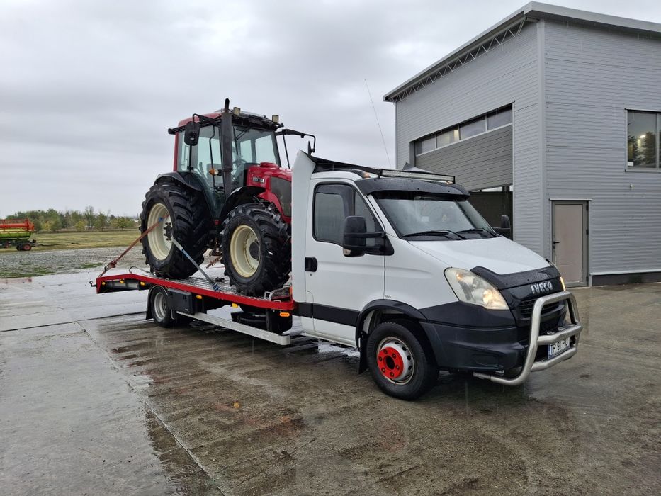 Tractari Auto Transport Tractor ifron manitou combina remorca disc met