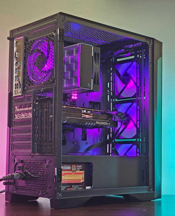 Ryzen 5-7500F/RX 9060XT 16GB/RAM 32GB/SSD 1TB/Чисто Нов+Гаранция!