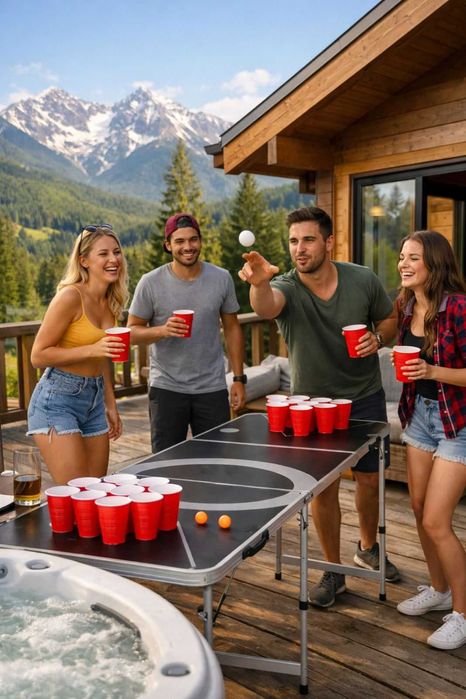 НОВИ! Маса за бира понг 240см Beer Pong Бира понг маса