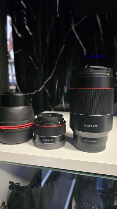 Samyang обективи e-mount 24mm/f2.8 35mm/f1.4