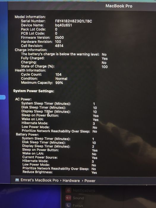 Продаю MacBook Pro 14" M3 (8GB / 512GB).
Состояние отличное, работает