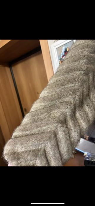 Палто шуба яке тип ZARA от изкуствен косьм норка S-L размер