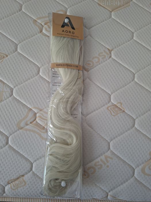 Coada pe par Blond Platinat