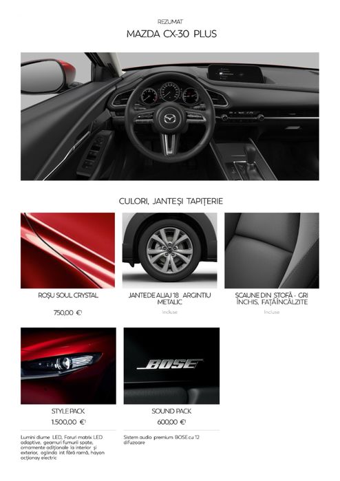 MAZDA CX-30 AUTOMATA 150CP + Garantie + Factura