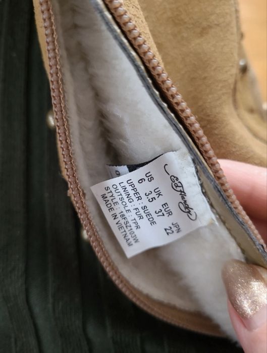 Ed Hardy Cizme piele naturala