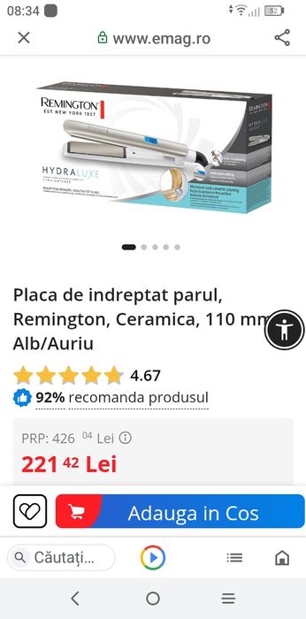 Placă păr Remington Nouă !