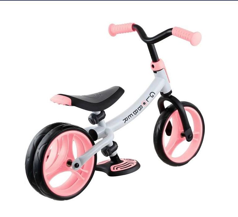 Беговел Globber Go Bike Duo розовый