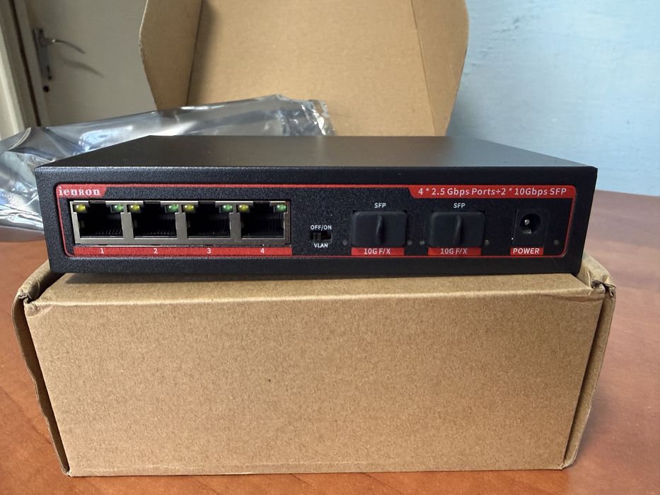 smart switch 2.5g ienron 4 port