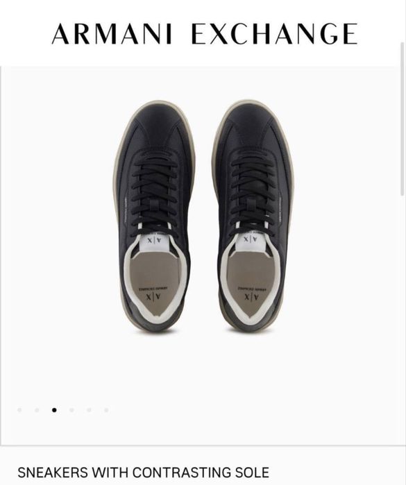 Оригинал Armani Exchange мужские кроссовки
