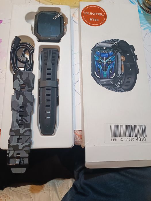 Часовник  смарт OUKITEL BT80 1000mAh Battery