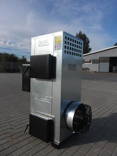 Încălzitor de aer, soba pe ulei ars ng30 kw pe ulei uzat si lemn