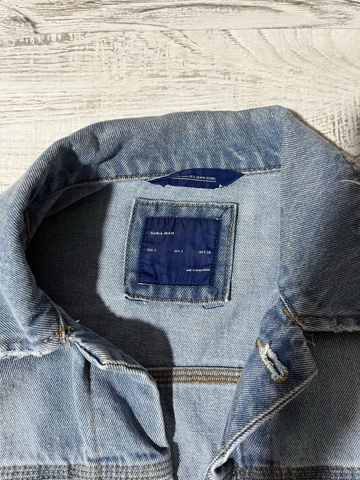 Geacă din denim Zara mărimea S