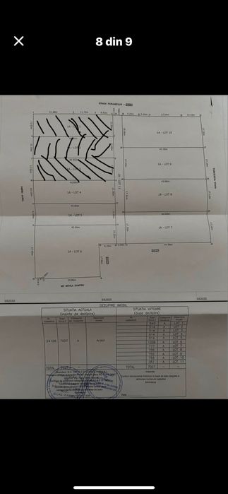 Teren intravilan/7 loturi de casa