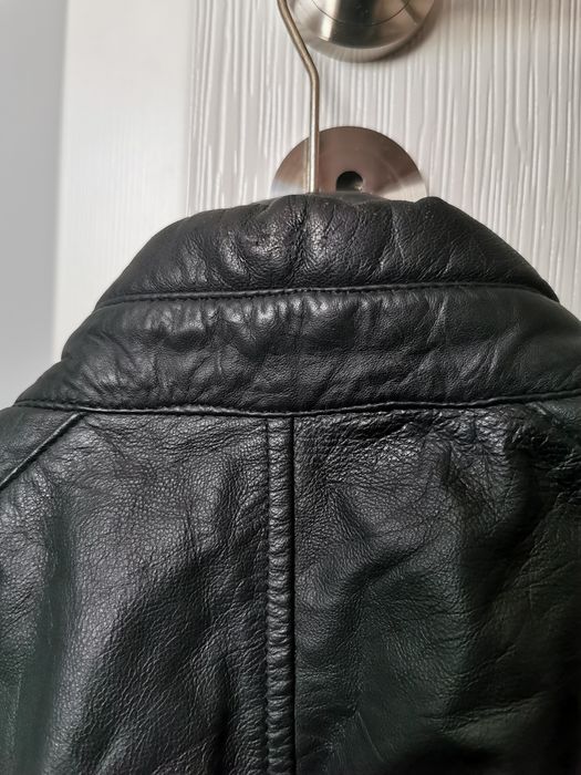 Кожено яке Isaco & Kawa - естествена кожа - L