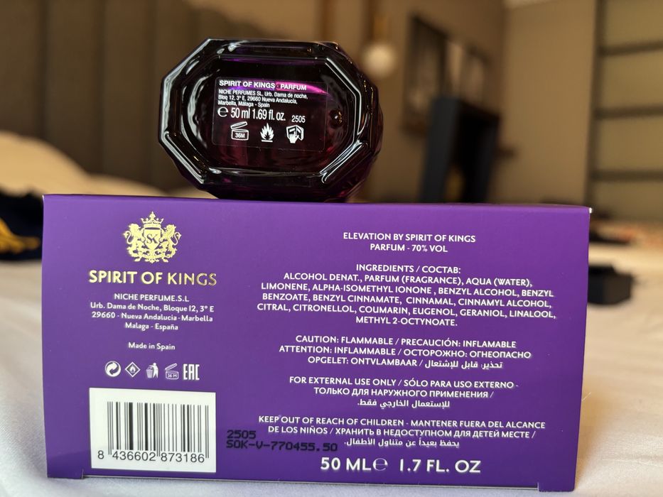 Vand parfum The Spirit of Kings - Allegiance 50 ml