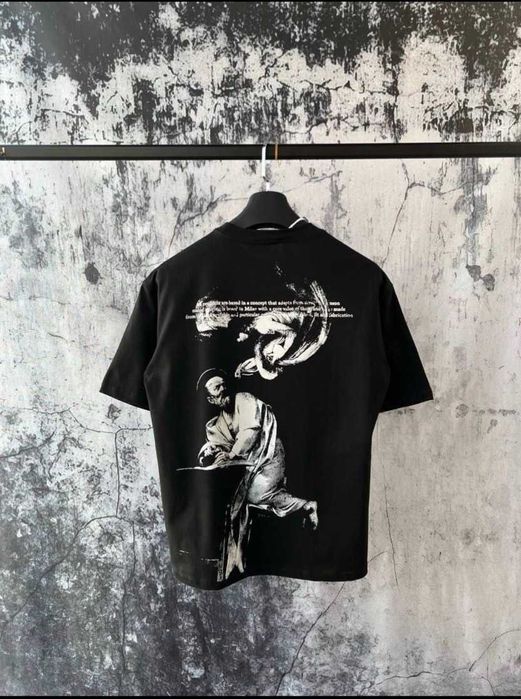 Off White Тениска Черна