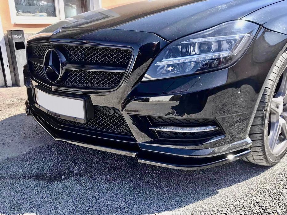 Спойлер за предна AMG броня Maxton design за Mercedes Benz CLS W218 (2011-2014)