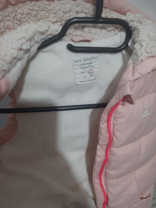 Детско палто и дебел елек Zara