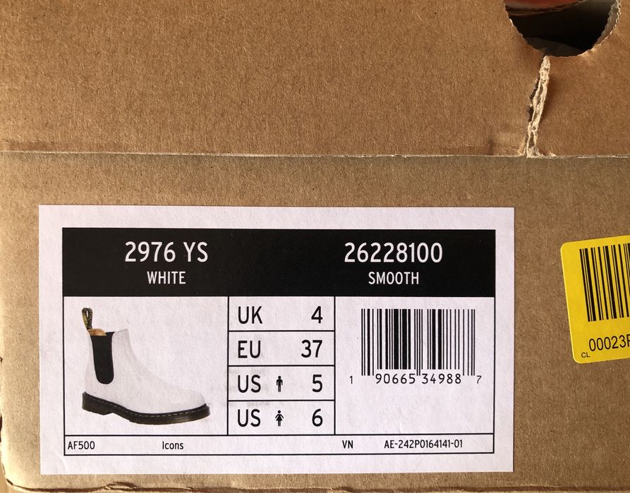 Dr. Martens 2976 Yellow Stich ОРИГИНАЛНИ дамски обувки/челси - 37