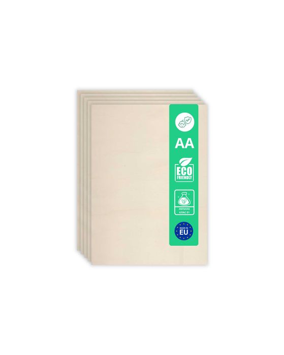 Шперплат липа 2мм A4 – сертифициран, за лазер и гравиране