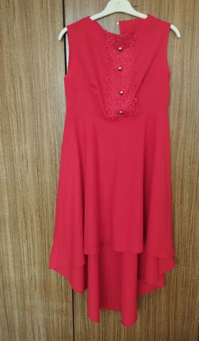 Красное платье для девочки вечернее