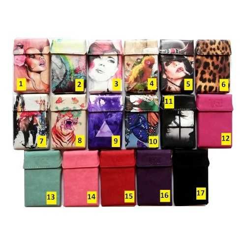 Калъфи за цигари еко кожа ,силикон, пластмаса