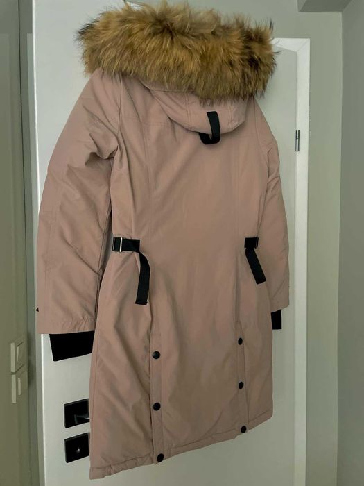 Крайна цена 80 лв Дамско зимно яке с пух естествен косъм ЛИСИЦА