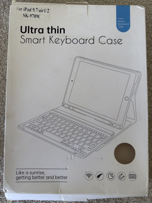 Ultra thin smart Keyboard Case ipad 9.7
