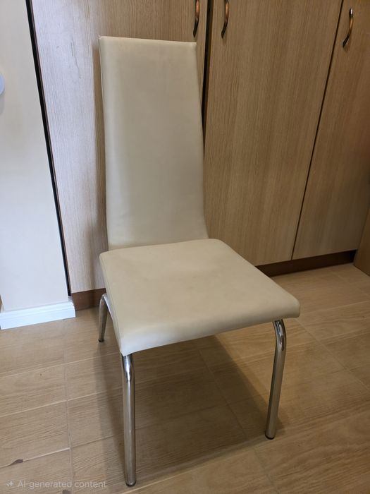 Бели кожени столове