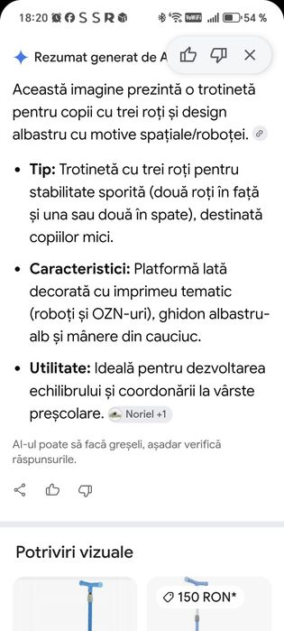 Trotineta 2-5 ani