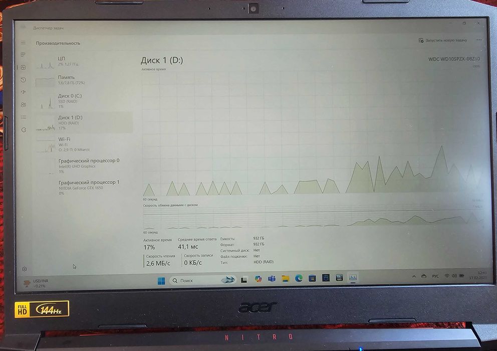 Acer nitro 5 AN515-57
