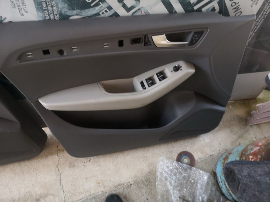 Audi q5 кожен салон