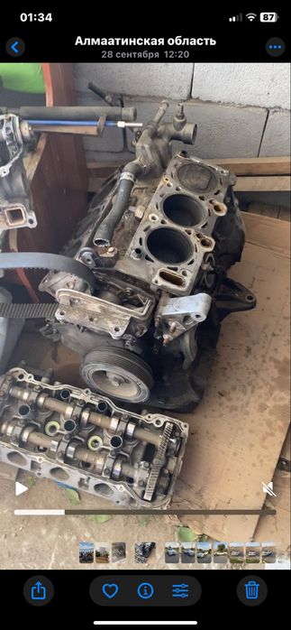 Дивигатель тойота виндом 2.5 об