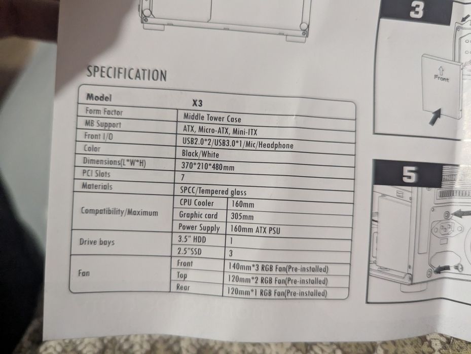 корпус пк Montech Six Fans X3