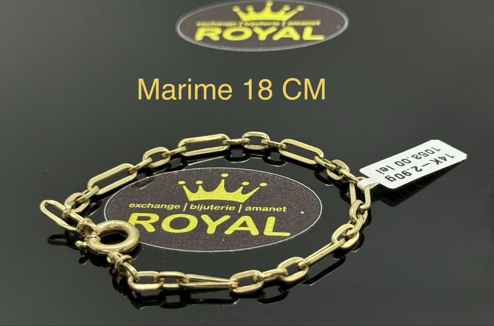 Bijuteria ROYAL : Bratara AUR 14K / 2.9 GR