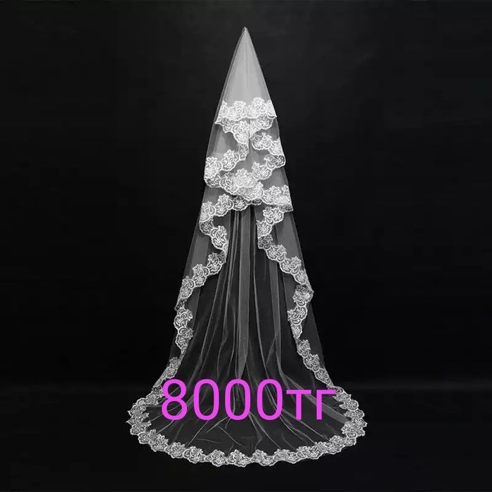 Свадебная фата новая