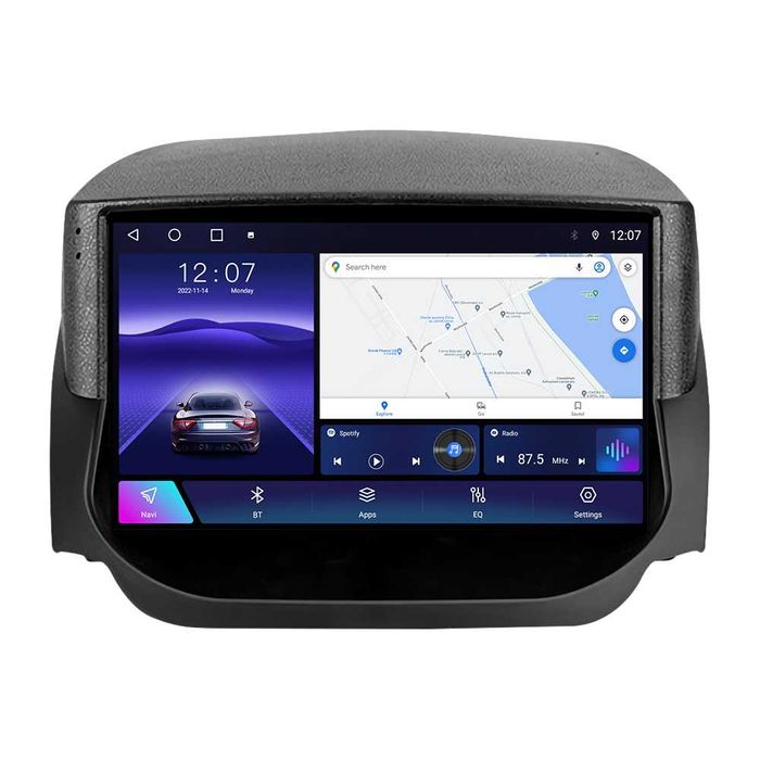 Navigatie Android 14 Ford EcoSport 1/8 Gb Waze CarPlay + CAMERA
